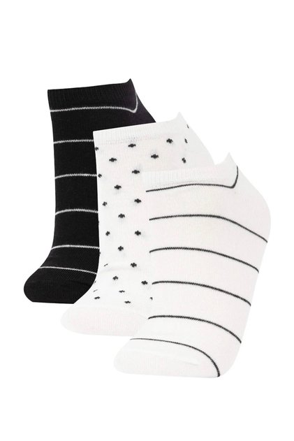 Women's 3-Pack Cotton Booties Socks Z8629Azns