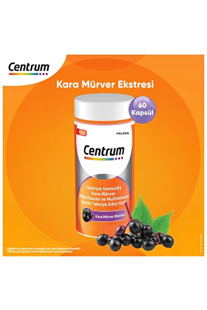 Immunity Kara Mürver Multivitamin 60 Kapsül
