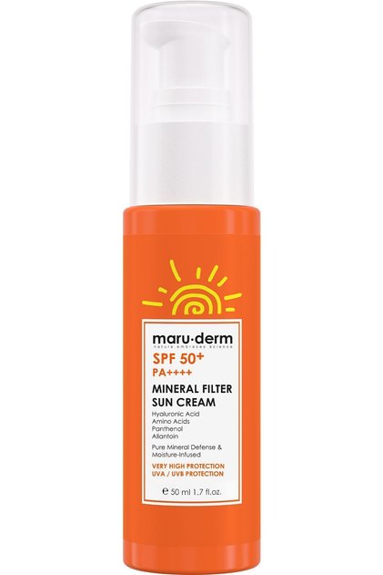 Sunscreen | New Formula 2025 | Spf 50 100% Mineral Filter Sun Cream 50 ml