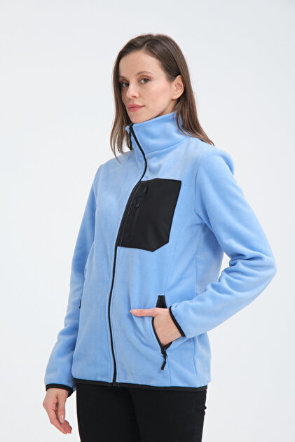 Women's Fleece Jacket with 5 Pockets