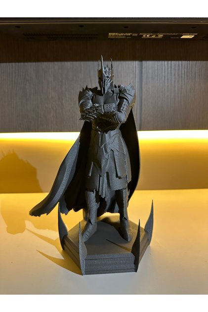 Sauron Heykeli- Siyah Sauron Figürü & Heykel-yüzüklerin Efendisi 25 Cm