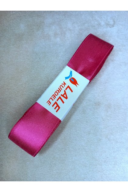 Fuchsia Satin Ribbon 3 cm 10 Meters One Roll,Satin,Seten, Ribbon,Kurdale 3 cm Satin Ribbon