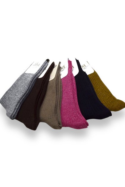 6 Pcs Natural Wool Winter Women Socket Socks Striped Leggings Boots Sports Sock