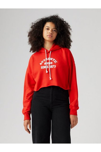 Graphic Leo Cropped Hoodie