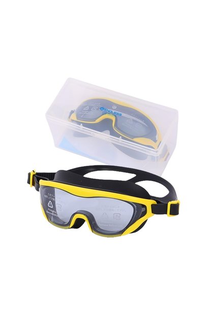 El1010 Premium Swimming Goggle | Anti-fog & Uv Protection | Yellow | Soft Silicone Gasket