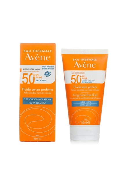 - سائل العناية بالشمس SPF 50+ خالي من العطور - 50 مل