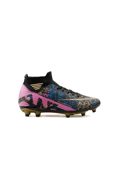 Laliga Krp Black Gold Patterned Children's Turf Football Shoes Krp-Black-Gold-Patterned Black