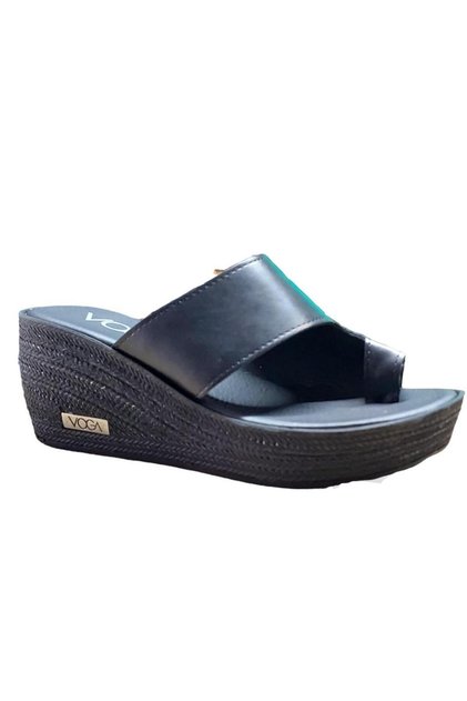 2043 PANTOFI DE ZI CU TALPĂ CU PANȚĂ DE PIELE NEGRĂ