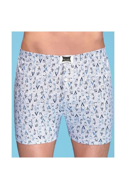 Men's Combed Cotton Boxer Buttoned 6 Pieces