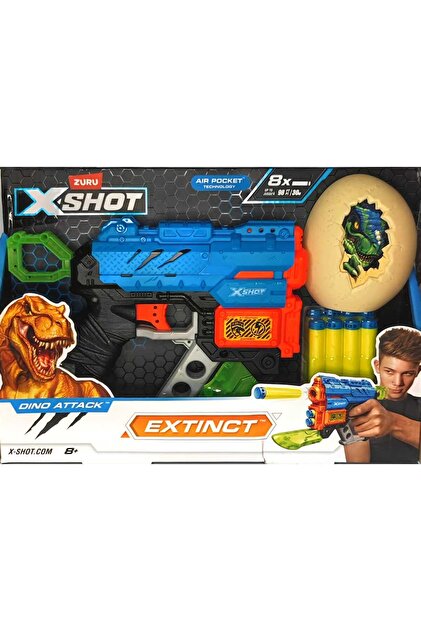 Zuru X-SHOT DINO ATTACK 8'Lİ MERLİ - Fiyatı, Yorumları