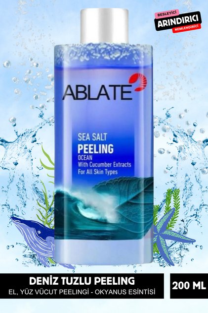 Okyanus Esintisi Aromalı Besleyici,batık Giderici Vücut Peeling 200 Ml.