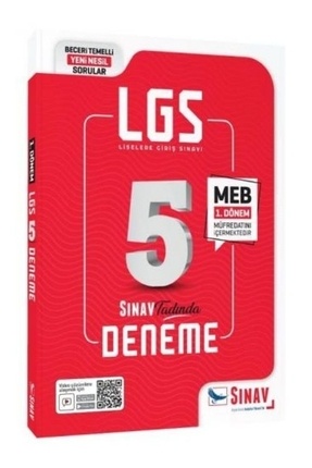 Sınav Yayınları 8. Sınıf LGS 1. Dönem Tam Tekrar Kamp Kitabı Sınav