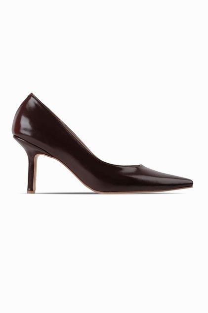 Sage Women's Pointed Toe Heeled Shoes-Brown