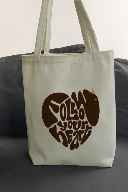 Printed Daily Beach Shopping Tote Cloth Bag with Quality Fabric Inner Pocket