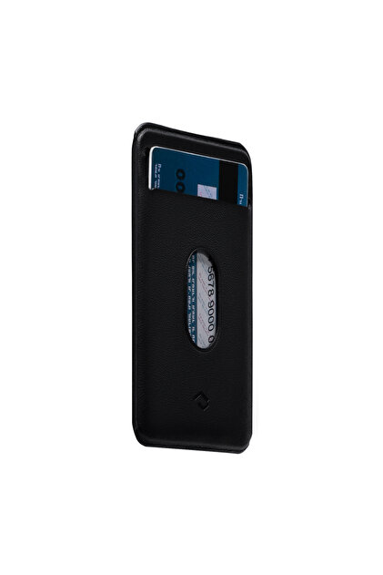 PITAKA MagEZ Card Sleeve 3.0 PU Deri Magsafe Uyumlu Manyetik Kartlk Siyah  - Fiyat, Yorumlar