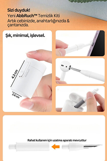 Abbruch Mini Temizlik Kiti Bluetooth Kulaklık/Telefon/Klavye