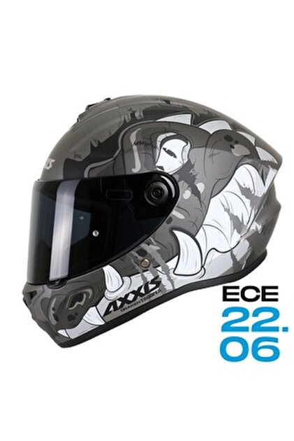 Lycoris.　0605 Axxis DRAKEN S TROOPER E5 DOT VE ECE 22.06 SİYAH VİZÖR - Fiyatı