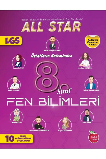 Newton Yayınları Newton Yayınları All Star 8.Sınıf LGS 1.Dönem