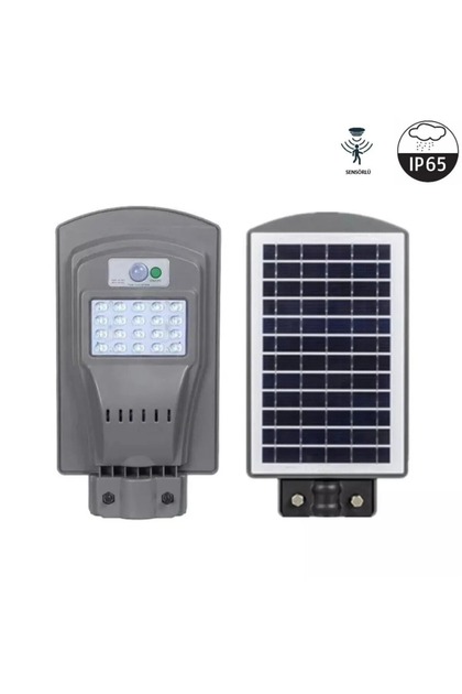 Ct-4690 Güneş Enerjili Bahçe Aydınlatma Solar Sokak Lambası 20w Solar Armatür Led Projektör