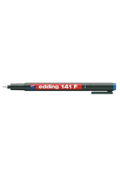 Asetat Kalemi Permanent F Seri 0.6 Mm Mavi 141F (10 Lu Paket)
