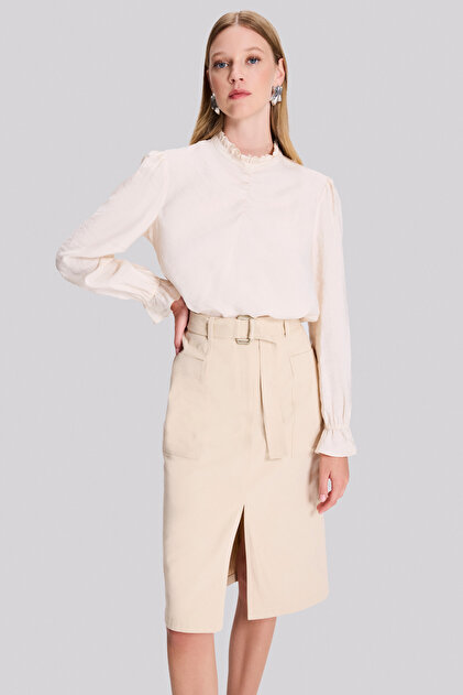 Ruffle Detailed Blouse