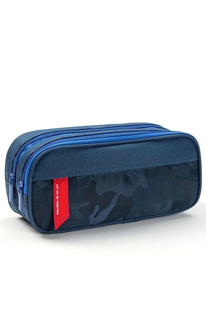 Multi-Section, Large Capacity Pencil Case Pen Holder Stationery for Primary School Middle School High School Students