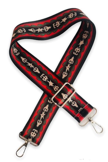 Polyester Column Adjustable Bag Handle - Phone Strap (120 CM) / Eastern Double-Sided Pattern