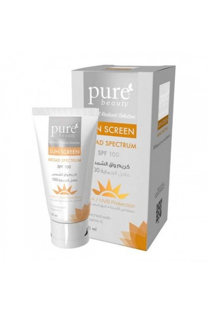 Pure Beauty Sunscreen Cream Broad Spectrum SPF100 50Ml