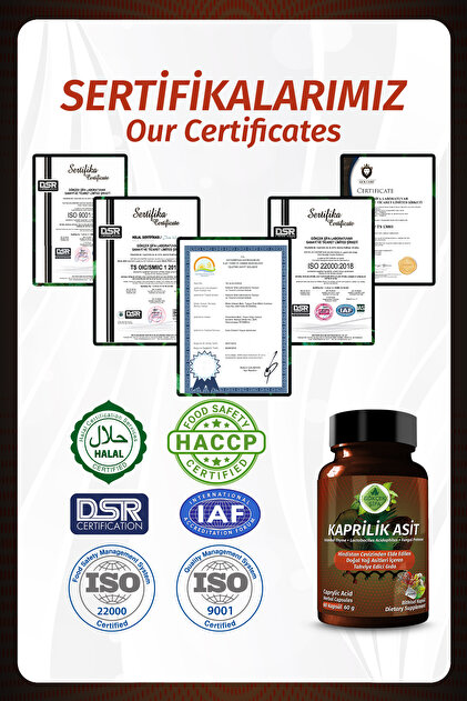 Gökçek Şifa Kaprilik Asit Kapsül (CAPRYLİC ACİD CAPSULE) - Fiyatı