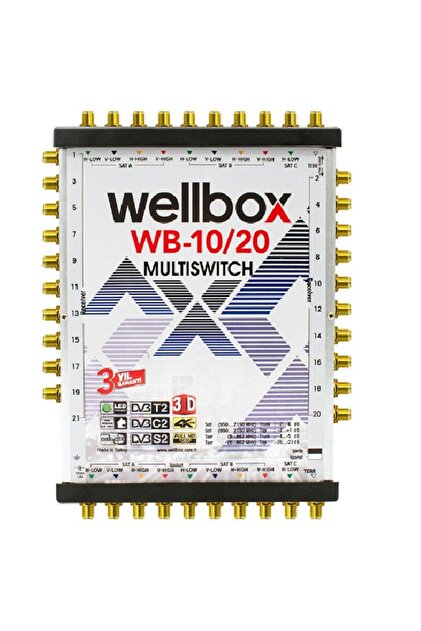 wellbox 10/20 Yüksek Sinyal Toplama Özellikli 20 Daireli Merkezi