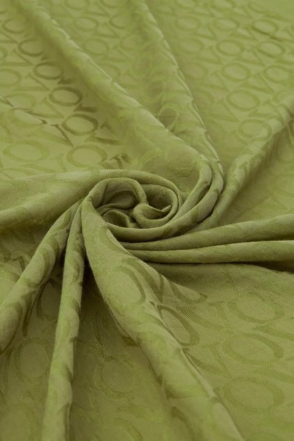 Alia Jacquard Scarf-2 Olive Green