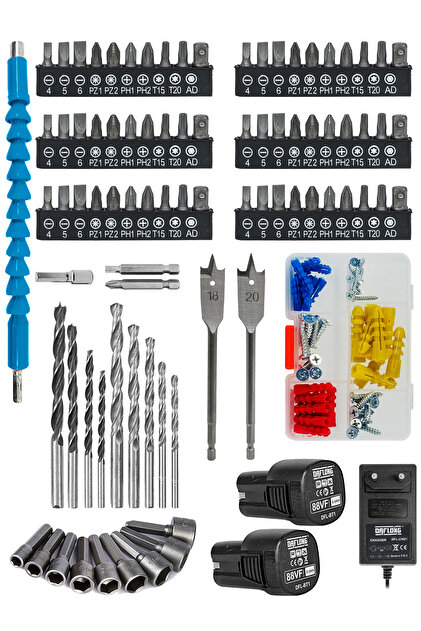 Daflong PRO ÇELİK ÖZEL SERİ 84 PARÇA KÖMÜRSÜZ GÜÇLENDİRİLMİŞ MOTOR