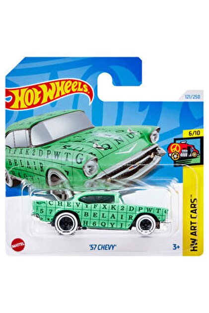 HOT WHEELS '55 Chevy Bel Air Gasser Blue 2023 #110 Short Card