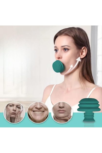 Jawline Gıdı Yanak İnceltme V Hattı Katmanlı Çene Egzersiz Face Yoga Aleti
