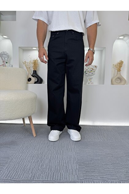 Siyah GG Baggy Jean