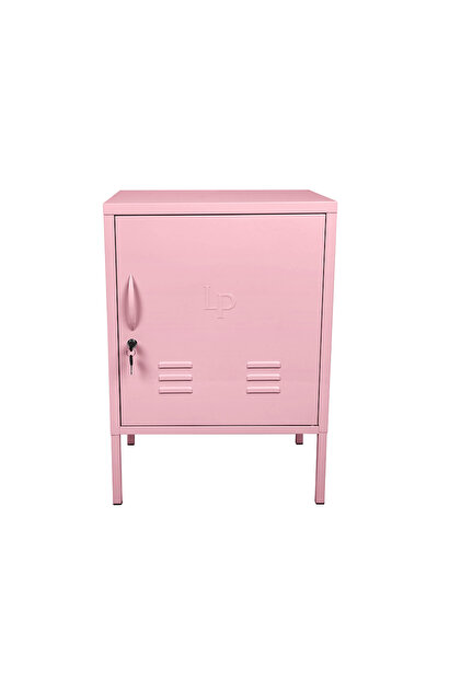 Larisa & Pumpkin Retro Locker Çift Kapaklı Pembe Dolap - Fiyatı