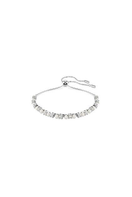 Swarovski 5689633 Swarovski Bilezik Matrıx:Bracelet 3Mm Whıte/Rhs