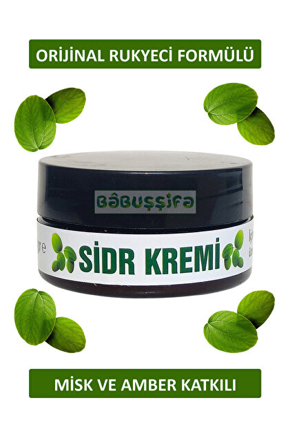 Sidr Kremi Sidir Yaprağı Karışımlı Bitkisel Krem Manevi Terapi 50gr