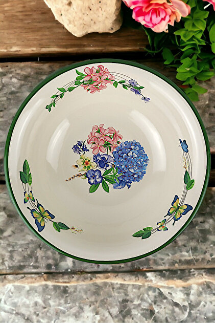 32 cm 3.5liter enamel basin whisk and mixing bowl, dough bowl. fruit bowl. dowry. large bowl