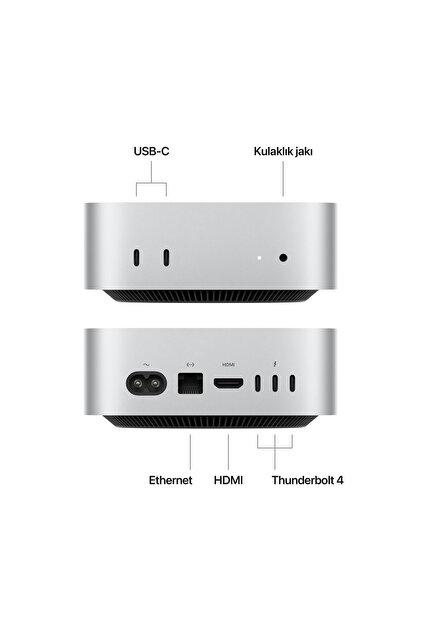 Apple Mac Mini M4 メモリ32GB SSD512GB Apple Mac Mini M4 24GB 512GB SSD macOS Mini PC MCYT4TU/A Fiyatı