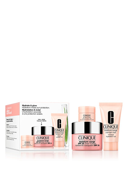 Clinique Moisture Surge™ Cilt Bakım Seti- SPF25 Nemlendirici Yüz