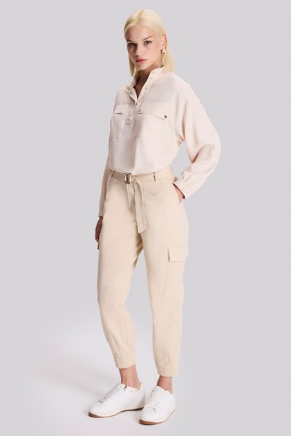Sports Trousers with Stitching Detail