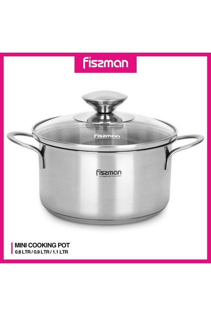 Saucepan With Lid Bambino Series Stainless Steel Silver 14?7.5cm/1.1Liters