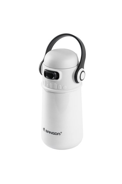 Stainless Steel Thermose with White Double Layer Clutch 400ml