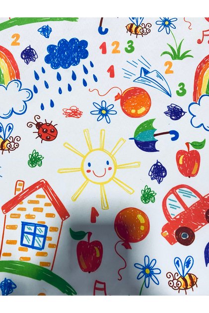 Micro Fabric Raincoat Shorts Fabric Special Design Digital Printing 147X100 cm