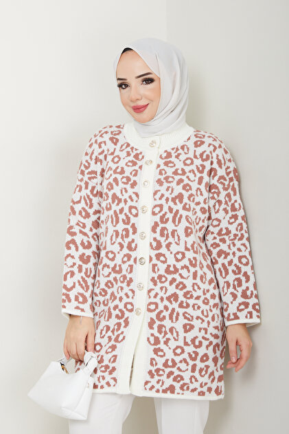 Women's Leopard Knitwear Cardigan