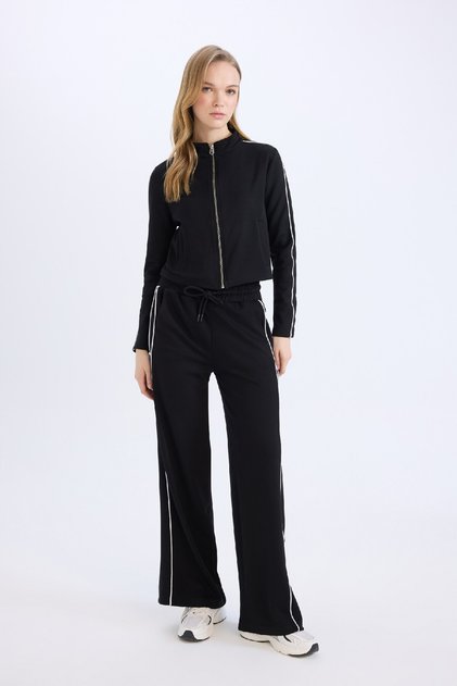 Straight Fit Cepli Düz Paça Uzun Boy Modal Pantolon D6668AX24WN