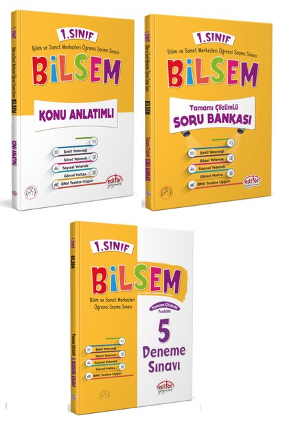 1. Sınıf Bilsem Hazırlık Seti