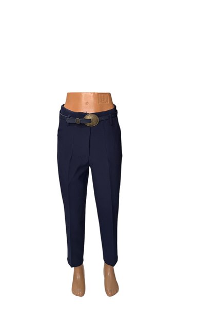 havuç model kemerli kumaş pantolon