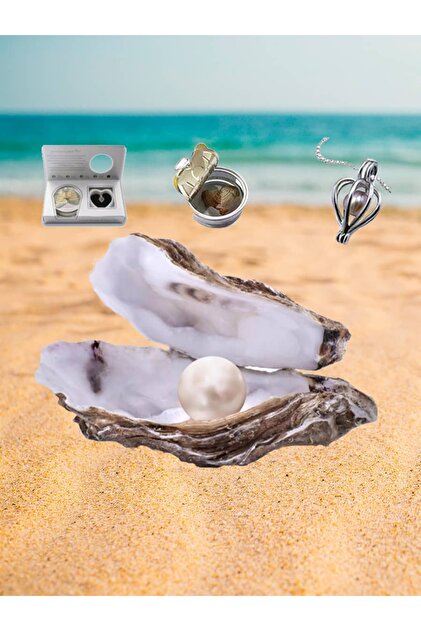 Real Pearl Necklace in Oyster